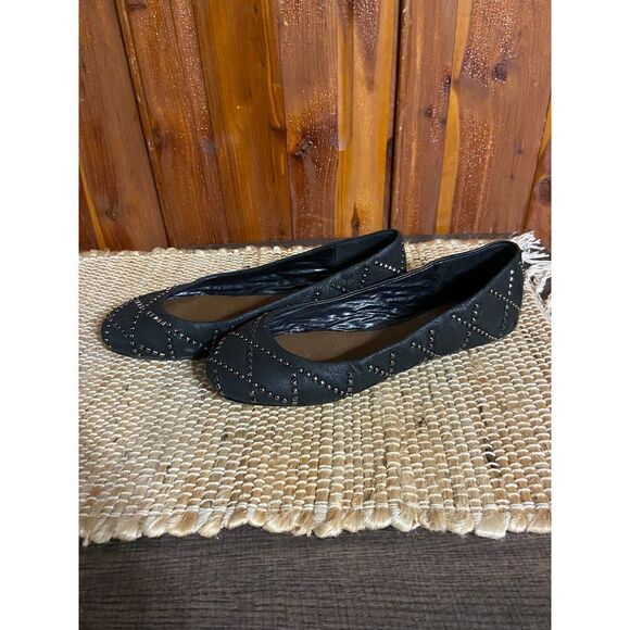 Zara Woman black beaded flats size 39 - Picture 4 of 7